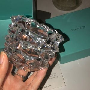Tiffany & Co. Crystal Candle Holder